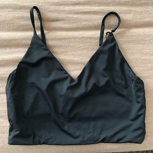 MYRA SWIM "THE SETH" TOP ~ BLACK.